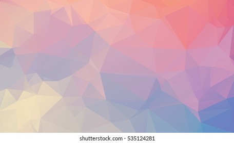 Design polygon multicolor blue and colorful geometric which consist of Creative mosaic style