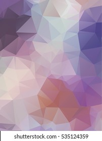 Design polygon multicolor blue and colorful geometric which consist of Creative mosaic style