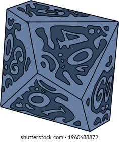 Design of a polygonal die to play RPG, Role Playing Games