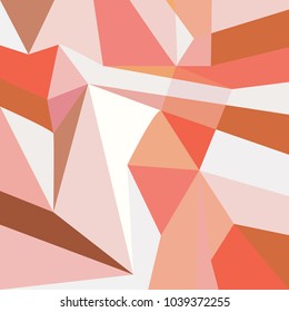Design of polygonal pattern background with trendy color.
