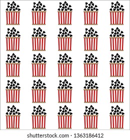 design popcorn red 