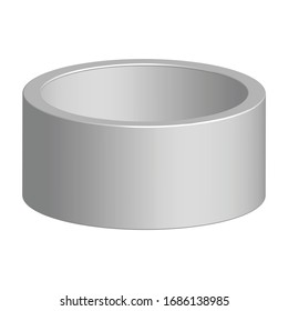 IT IS A DESIGN OF PORCELAIN TUB. (VECTOR)