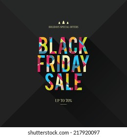 Design poster for black friday sales