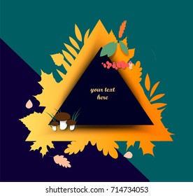 Design for poster, invitation, card, banner, flyer. Place for your text