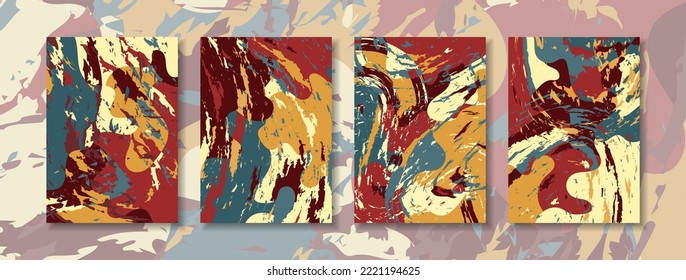 Design poster minimalist abstract color and background cover gradient style