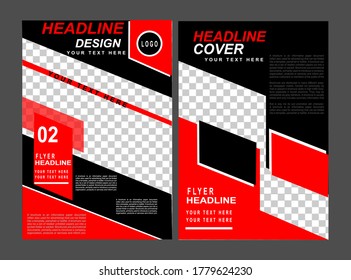 design poster modern concept, for magazine or marketing poster