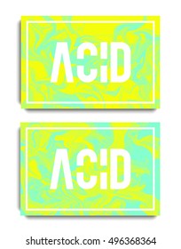 Design posters set. Abstract liquid background with bright colors. Templates for business card, poster, flyer, cover, voucher, background