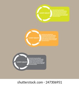 Design for presentation, vector illustration