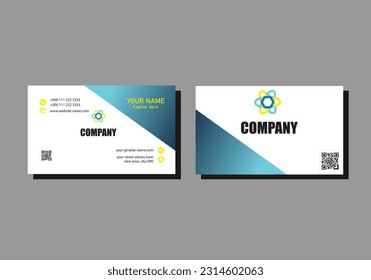 Design  print business cards online .Business Card Vector Art, Icons, and Graphics .  Premium Vector. Set of modern professional business card . Graphic design business card.