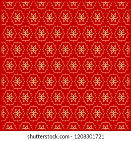 Design print for kerchief. The pattern of geometric floral ornament. Vector illustration. The idea for design prints for neck scarves, carpets, bandanas