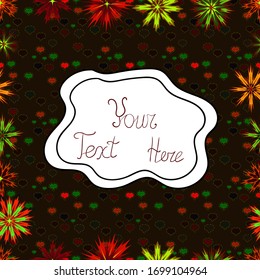 Design. Print. Vector. Doodles red, white and gray on colors. Flat elements. Nice fabric pattern.