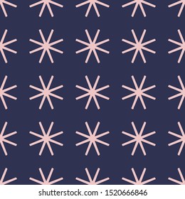 Design for printing on fabric, textiles. Traditional, elegant, ethnic style. Fashionable blue and pink colors. Vector illustration