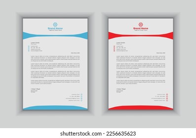 Design of a professional letterhead template by 