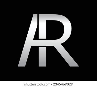 Design a professional monogram logo with the letters AR for companies, people and businesses