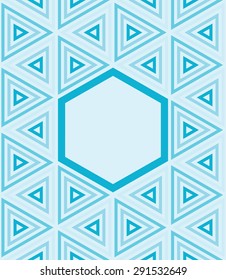 Design project postcards, invitations, advertisements, magazine covers. Background pattern with triangles.