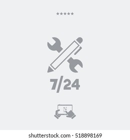 Design and project studio - Vector icon