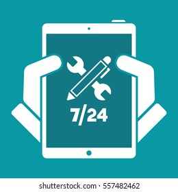 Design and project studio - Vector icon