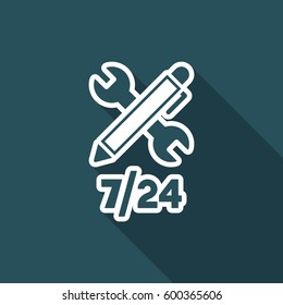 Design and project studio - Vector icon