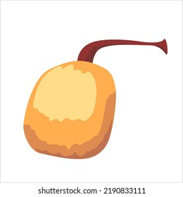 design of the pumpkin fruit and vegetables flat icon vector illustration