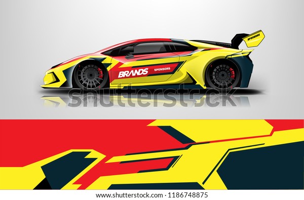 Download Design Race Vehicle Vector Advertising Design Stock Vector Royalty Free 1186748875 PSD Mockup Templates