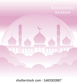 design ramadan cute banner eps 10