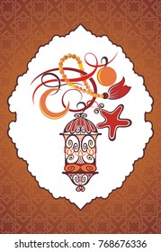 Design for ramadan  with lanterns