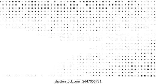 Design rectangkle mesh halftone gradient texture. Vanishing polka dot nice good abstract