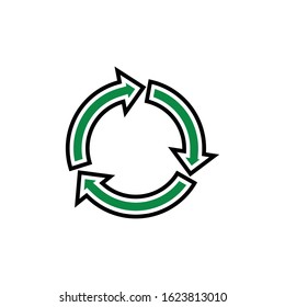 design recycle icon vector template