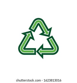 design recycle icon vector template