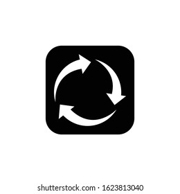 design recycle icon vector template