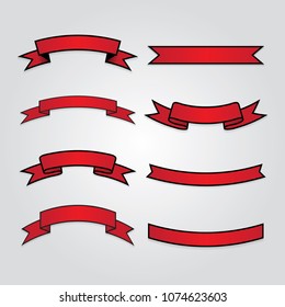 design red ribbon collections