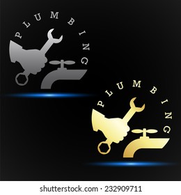 Design for repair plumbing home vector