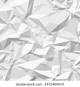 The design resembles crumpled paper with a seamless pattern