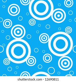 Design retro blue seamless pattern