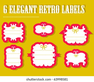 design retro frames fake paper