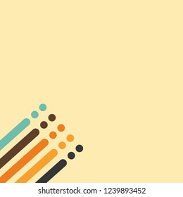 Design retro style background with copy space, illustration - vector EPS 10