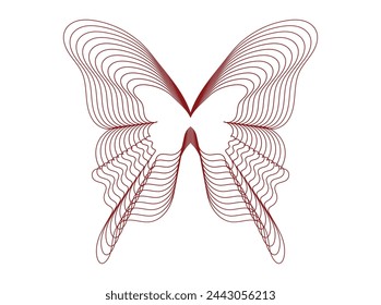 Diseña un logotipo de sensación cálida retro, una lista de cubos míticos sueños mariposa monarca, elegantes alas de mariposa logotipo diseño logotipo mezcla de belleza vibrante femenina yoga elegancia