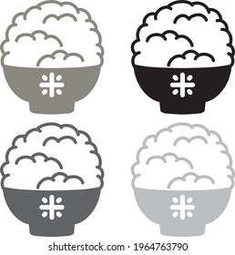 It is a design with a rice motif