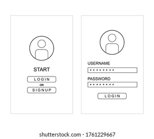 design of the right blog login for the web