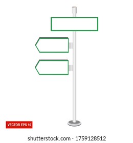 DESIGN OF ROAD GUIDE, WITH FLAT STYLE