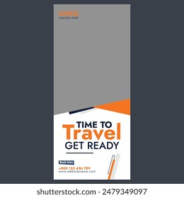 Design of Rollup Banner Signage for Holiday Travel