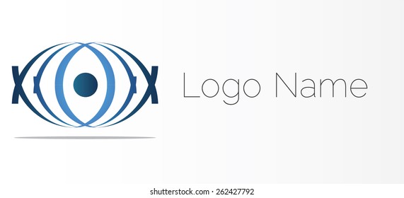 Design round logo element.