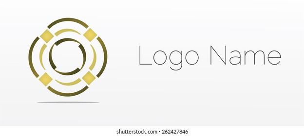 Design round logo element.