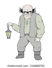 Design of rural man draw