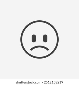 Design of sad flat face