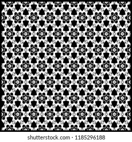 Design of a Scarf with a Geometric Flower Pattern . Vector illustration. Seamless. For Print Bandana, Shawl, Carpet, tablecloth, bed cloth, fashion