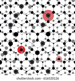 Design science concept. Vector molecule