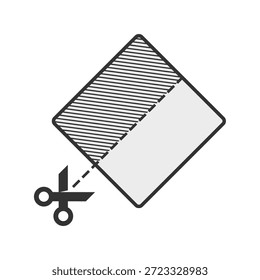 Diseño de tijeras línea de corte