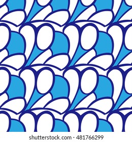 Design seamles monochrome geometric pattern.