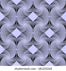 Design seamless colorful decorative diamond geometric pattern. Abstract diagonal trellised textured background. Vector art